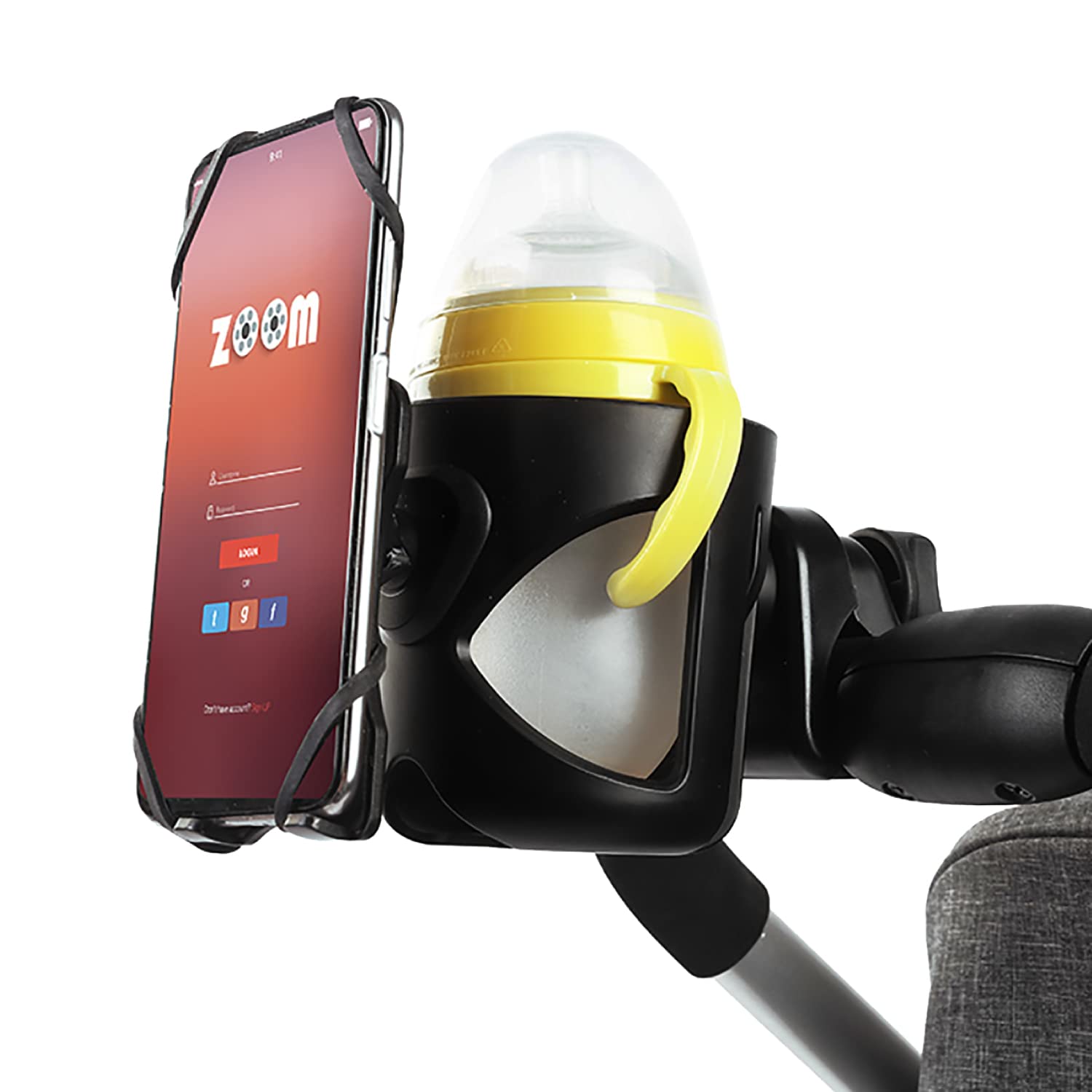 シルバーボトルホルダー 車種別マルチバーホルダー Ninja ZX-4R、Ninja ZX-25R カラー